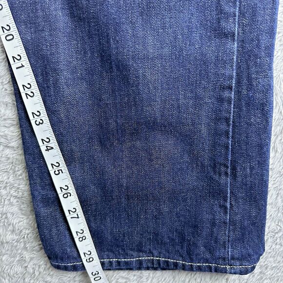 Carhartt Mens Slim Straight Fit Jeans Blue Denim Workwear W42 L30 Rugged Classic - Picture 6 of 10